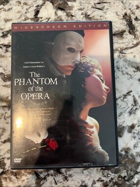 The Phantom of the Opera Widescreen Edition DVD - Black & Red